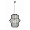 Z-Lite Orsay 1 Light Pendant, Matte Black & Clear 1941P24-MB - alternate 7